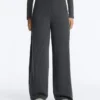 Asymmetric Stripe Trousers with Modal