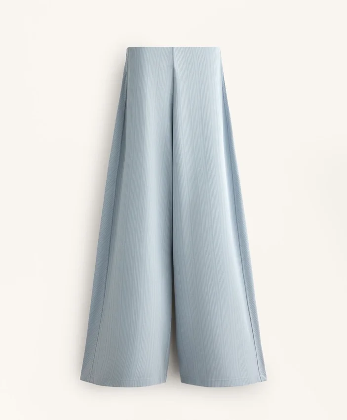 Asymmetric Stripe Trousers with Modal Asymmetric Stripe Trousers with Modal