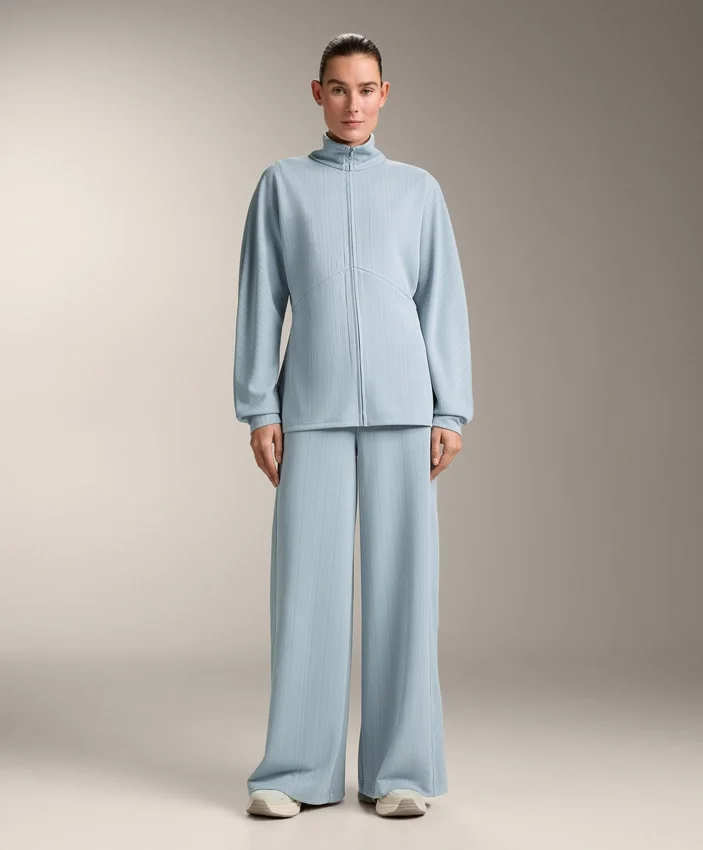 Asymmetric Stripe Trousers with Modal Asymmetric Stripe Trousers with Modal