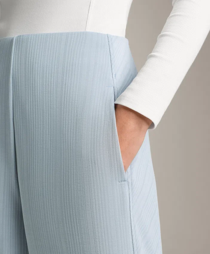 Asymmetric Stripe Trousers with Modal Asymmetric Stripe Trousers with Modal