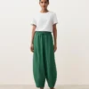 Balloon Trousers Lyocell Blend and 24% Linen with Seams Balloon Trousers Lyocell Blend and 24% Linen with Seams