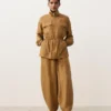 Balloon Trousers Lyocell Blend and 24% Linen with Seams Balloon Trousers Lyocell Blend and 24% Linen with Seams