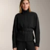 Belted Jacket with Brushed Modal Belted Jacket with Brushed Modal