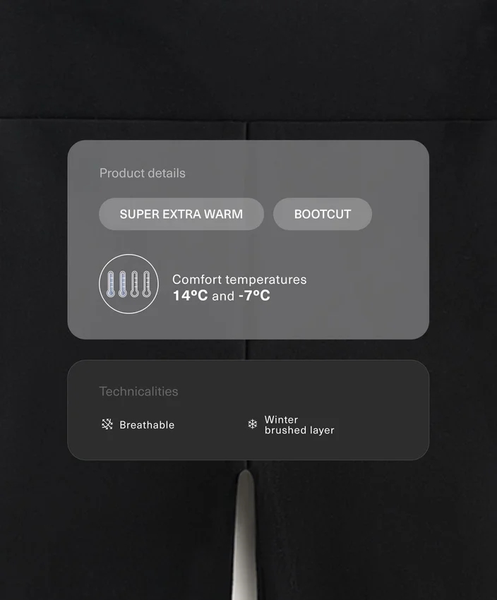 Bootcut Seamless High Rise Super Extra Warm Trousers Bootcut Seamless High Rise Super Extra Warm Trousers