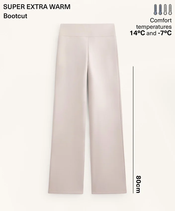 Bootcut Seamless High Rise Super Extra Warm Trousers Bootcut Seamless High Rise Super Extra Warm Trousers