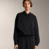Boxy Hoodie with Brushed Modal