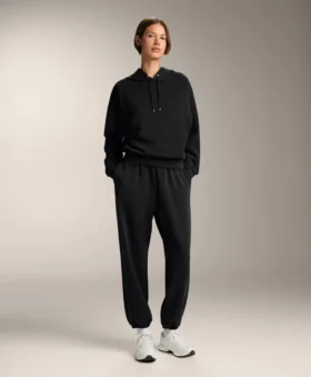 Boxy Hoodie with Brushed Modal