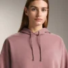 Boxy Hoodie with Brushed Modal