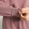 Boxy Hoodie with Brushed Modal