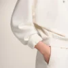 Boxy Hoodie with Brushed Modal