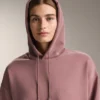 Boxy Hoodie with Brushed Modal