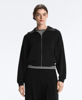 Boxy Jacket with Soft-Touch Modal