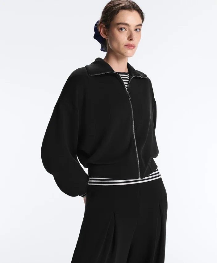 Boxy Jacket with Soft-Touch Modal Boxy Jacket with Soft-Touch Modal