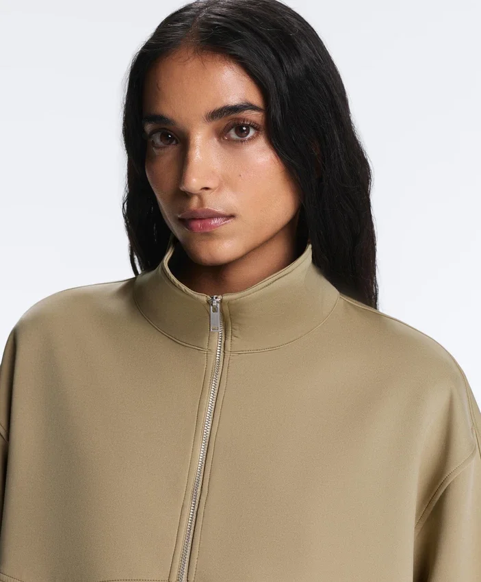 Boxy Neoprene-Effect Jacket Boxy Neoprene-Effect Jacket