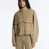Boxy Neoprene-Effect Jacket Boxy Neoprene-Effect Jacket