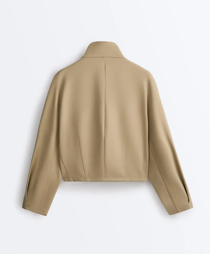 Boxy Neoprene-Effect Jacket Boxy Neoprene-Effect Jacket