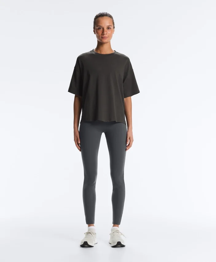 Boxy Short-Sleeve Cotton Blend T-Shirt Boxy Short-Sleeve Cotton Blend T-Shirt