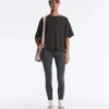 Boxy Short-Sleeve Cotton Blend T-Shirt Boxy Short-Sleeve Cotton Blend T-Shirt