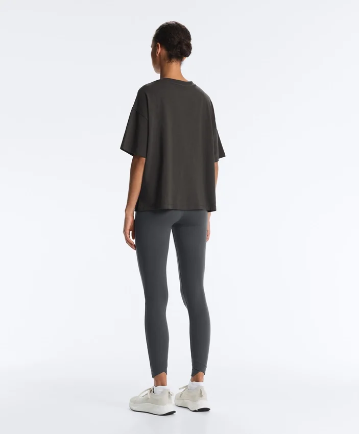 Boxy Short-Sleeve Cotton Blend T-Shirt Boxy Short-Sleeve Cotton Blend T-Shirt