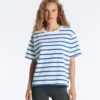 Boxy Short-Sleeved Cotton Blend T-Shirt Boxy Short-Sleeved Cotton Blend T-Shirt
