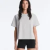 Boxy Short-Sleeved Cotton Blend T-Shirt Boxy Short-Sleeved Cotton Blend T-Shirt