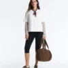 Boxy Short-Sleeved Cotton Blend T-Shirt Boxy Short-Sleeved Cotton Blend T-Shirt