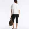 Boxy Short-Sleeved Cotton Blend T-Shirt Boxy Short-Sleeved Cotton Blend T-Shirt