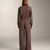 Wide-Leg Rib Straight Trousers with Brushed Modal Wide-Leg Rib Straight Trousers with Brushed Modal