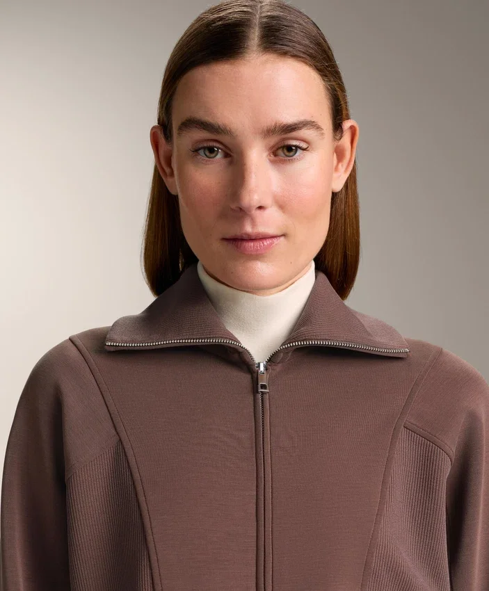 Brushed Rib Jacket with Modal Brushed Rib Jacket with Modal