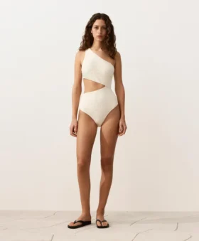 Bubble Crochet Asymmetric Trikini