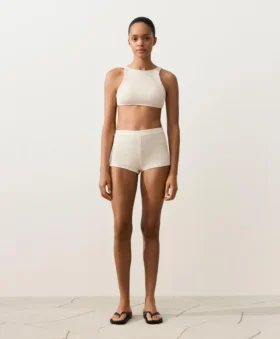 Bubble-Texture Crochet Bikini Top