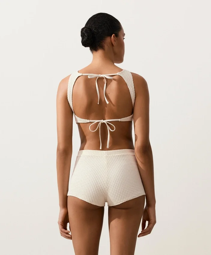 Bubble-Texture Crochet Bikini Top Bubble-Texture Crochet Bikini Top