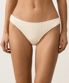 Bubble-Texture Crochet Classic Bikini Briefs