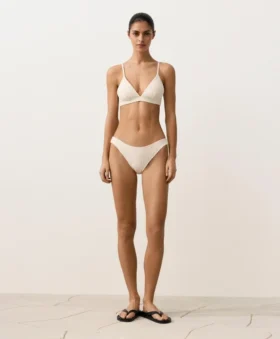 Bubble-Texture Crochet Classic Bikini Briefs