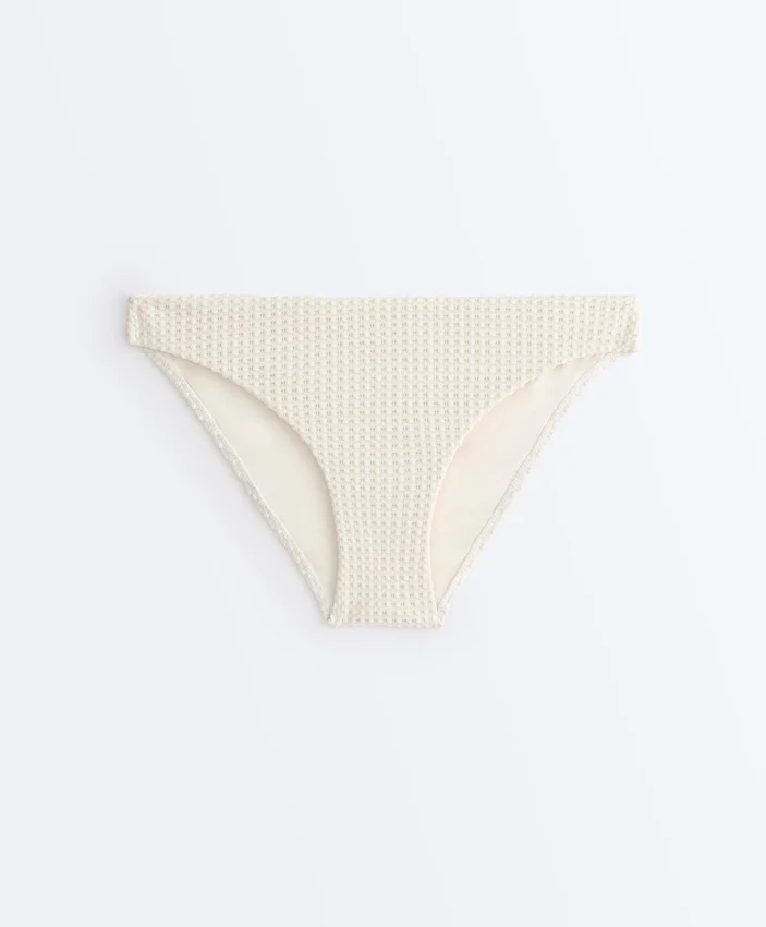 Bubble-Texture Crochet Classic Bikini Briefs Bubble-Texture Crochet Classic Bikini Briefs