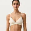 Bubble-Texture Crochet Triangle Bikini Top Bubble-Texture Crochet Triangle Bikini Top