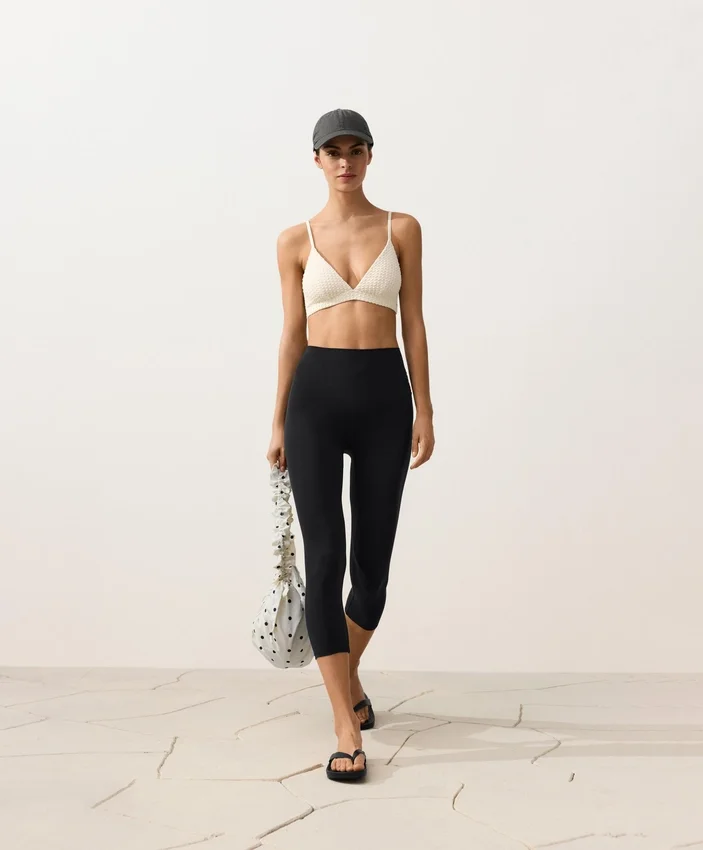 Bubble-Texture Crochet Triangle Bikini Top Bubble-Texture Crochet Triangle Bikini Top
