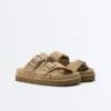 Buckle Split-Leather Platform Sandals Buckle Split-Leather Platform Sandals