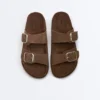 Buckle Split-Leather Platform Sandals Buckle Split-Leather Platform Sandals