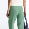 Capri Piqué Trousers with Cotton Belt Loops Capri Piqué Trousers with Cotton Belt Loops