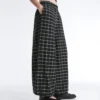 Check Cotton Bloomer Trousers
