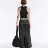 Check Cotton Bloomer Trousers