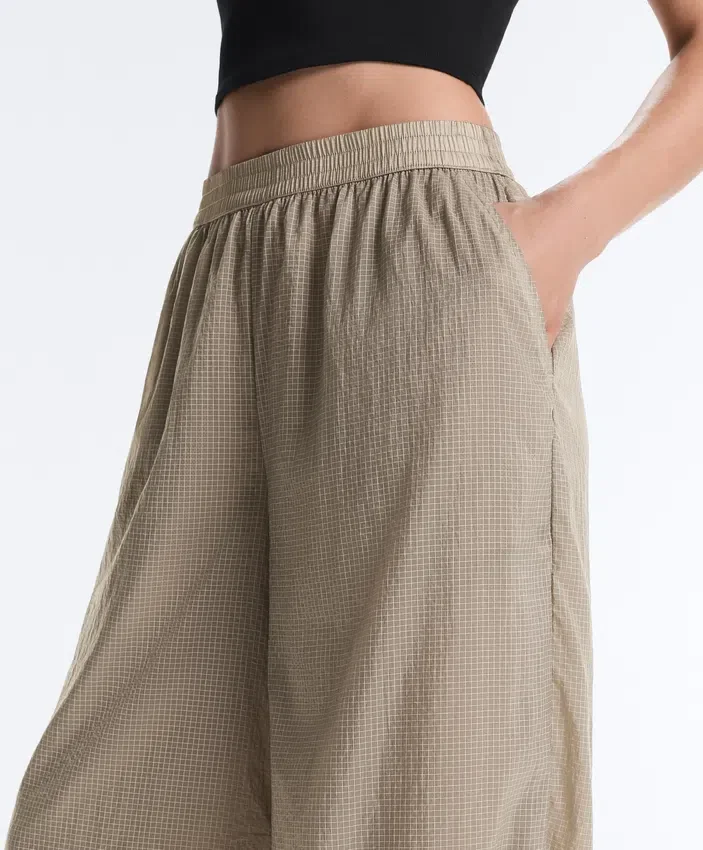 Checked Technical Bloomer Trousers Checked Technical Bloomer Trousers