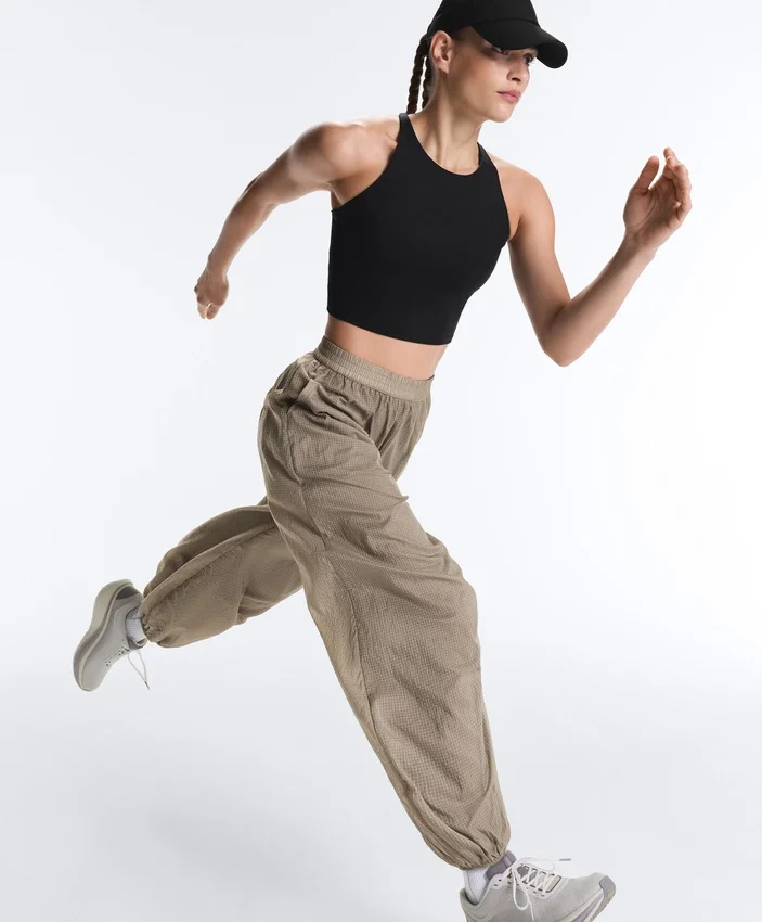 Checked Technical Bloomer Trousers Checked Technical Bloomer Trousers