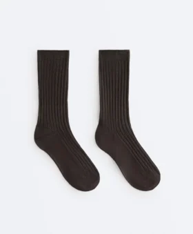 Classic Rib Silk Blend Sock