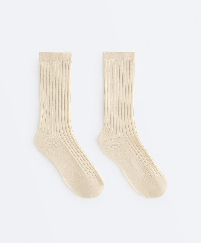 Classic Rib Silk Blend Sock Classic Rib Silk Blend Sock