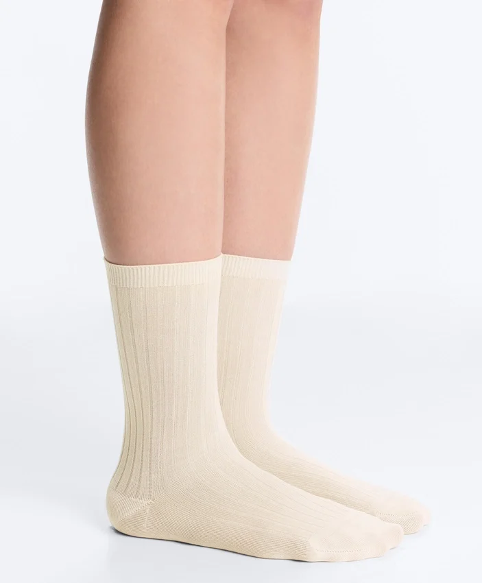 Classic Rib Silk Blend Sock Classic Rib Silk Blend Sock
