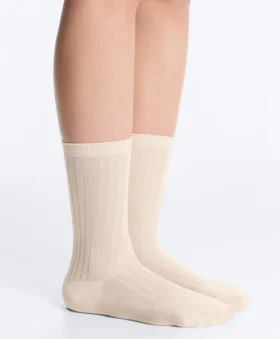 Classic Rib Silk Blend Sock Classic Rib Silk Blend Sock