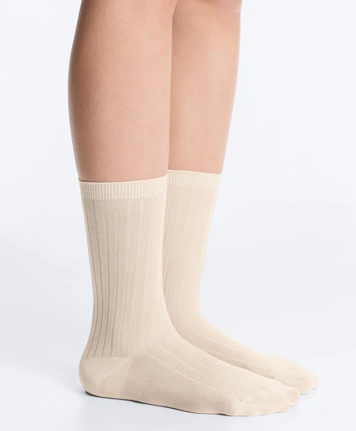 Classic Rib Silk Blend Sock Classic Rib Silk Blend Sock