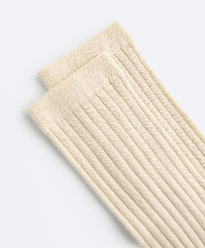 Classic Rib Silk Blend Sock Classic Rib Silk Blend Sock